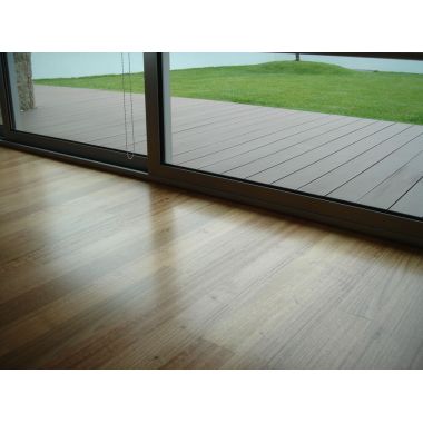 Πάτωμα εξωτερικού χώρου deck wpc καφέ