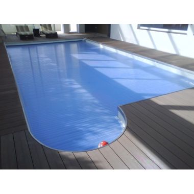 Συνθετικό πάτωμα εξωτερικού χώρου deck wpc σε γκρι χρώμα