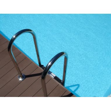 Συνθετικό πάτωμα εξωτερικού χώρου deck wpc σε καφέ χρώμα